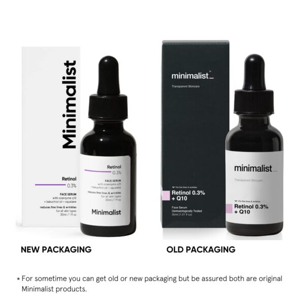 Minimalist Anti-Aging Night Serum with 0.3% Retinol & Q10 - Image 3