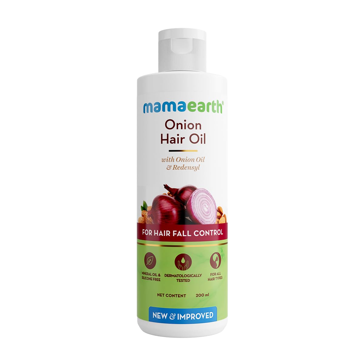 Mamaearth Onion Hair Oil with Onion Oil & Redensyl for Hair Fall Control