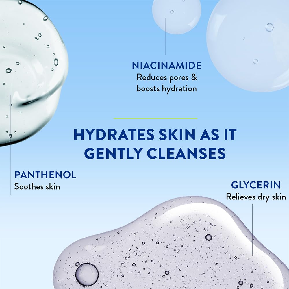 Cetaphil Paraben, Sulphate-Free Gentle Skin Hydrating Face Cleanser with Niacinamide - Image 5