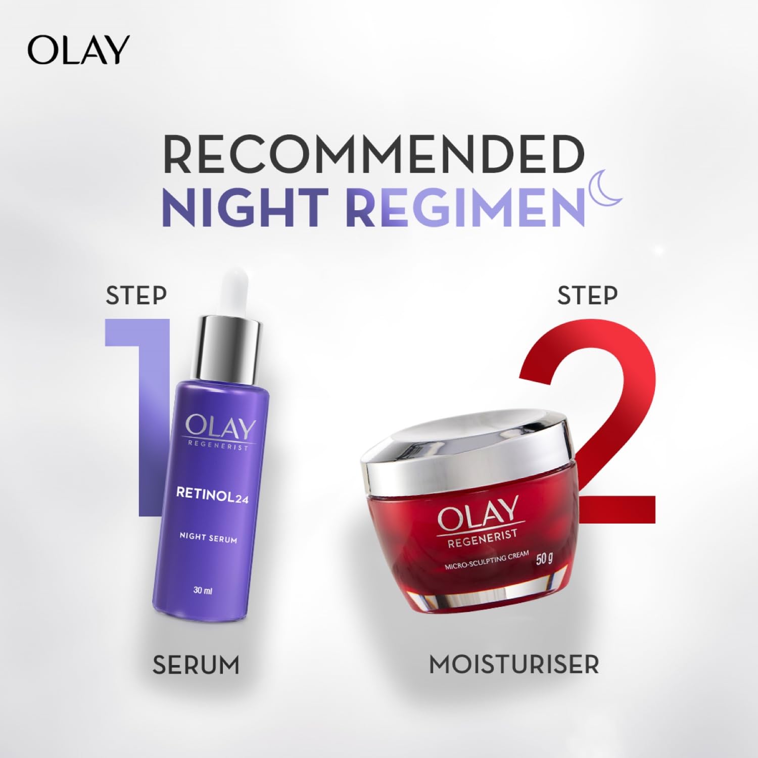 Olay Regenerist Retinol 24 Night Cream | Renews and Resurfaces Skin Overnight - Image 3