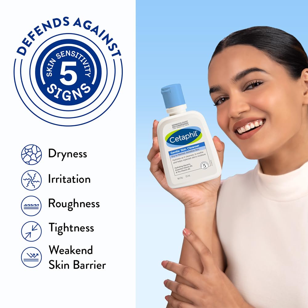 Cetaphil Paraben, Sulphate-Free Gentle Skin Hydrating Face Cleanser with Niacinamide - Image 4
