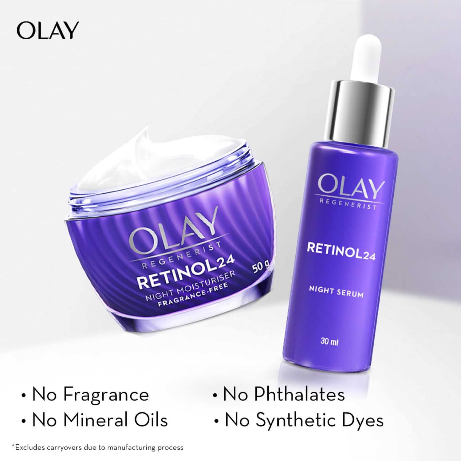 Olay Regenerist Retinol 24 Night Cream | Renews and Resurfaces Skin Overnight - Image 2