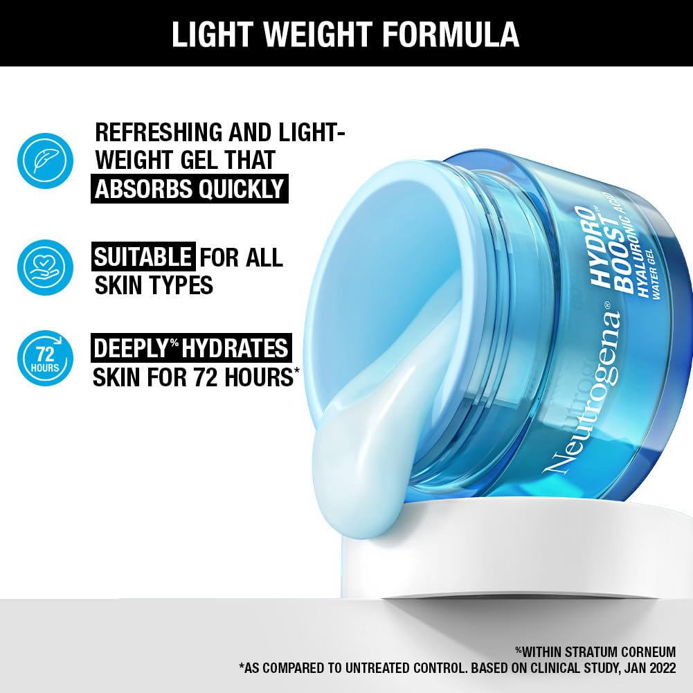 Neutrogena Hydro Boost Hyaluronic Acid Face Moisturizer 50ml | - Image 4